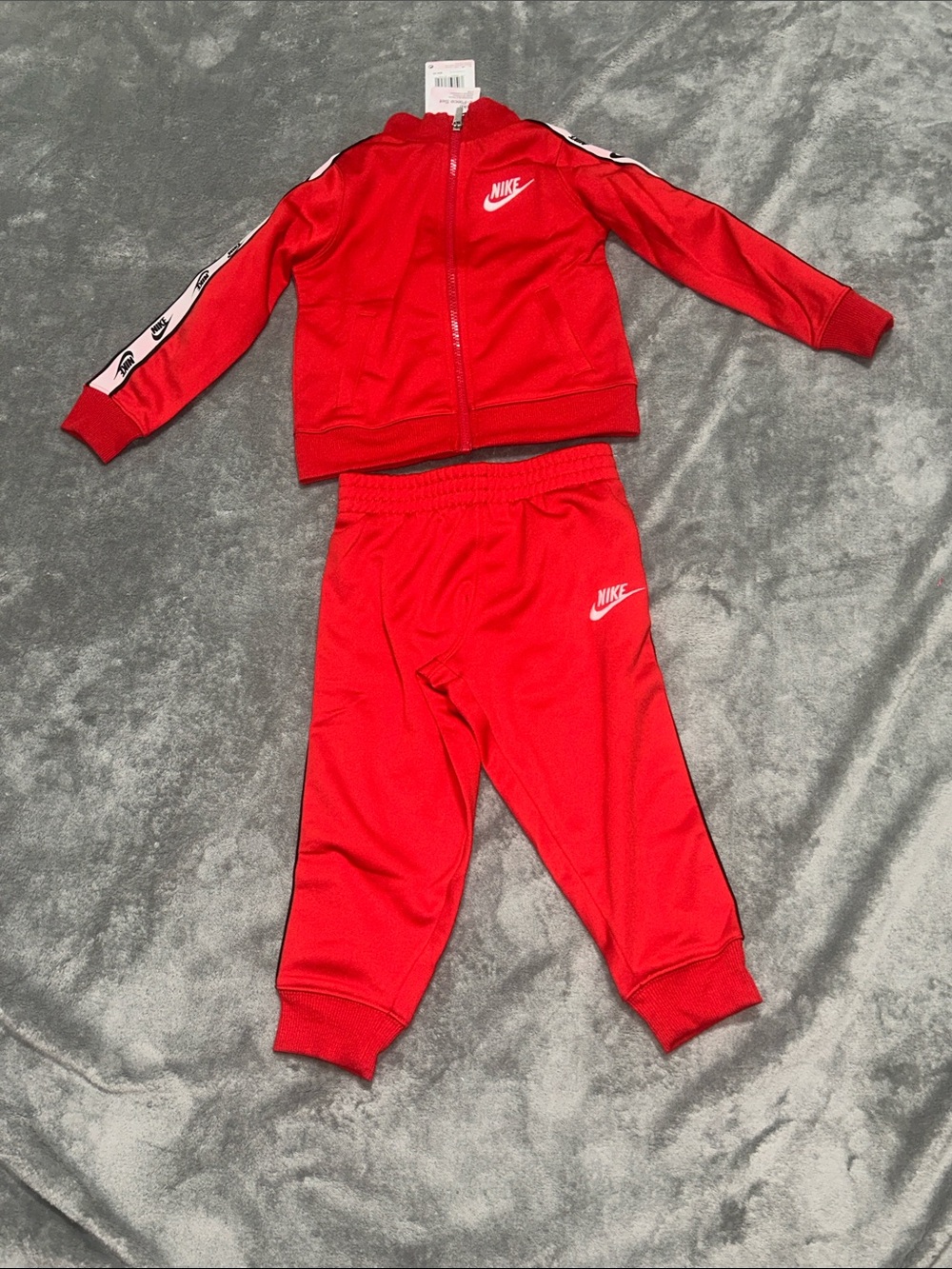 Nike Red Kids' Track Jacket & Joggers Set